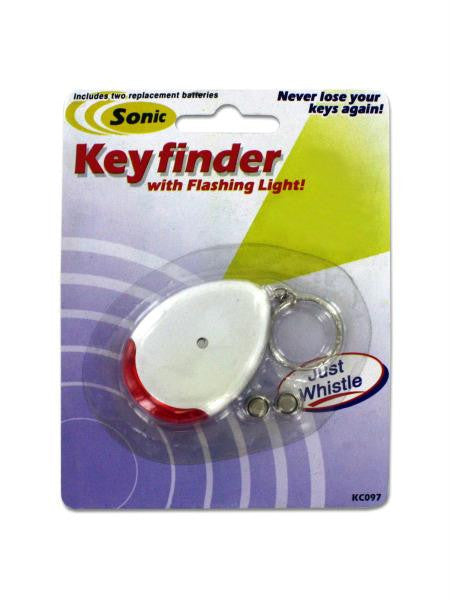 Sonic Key Finder Key Chain with Flashing Light (Available in a pack of 24)