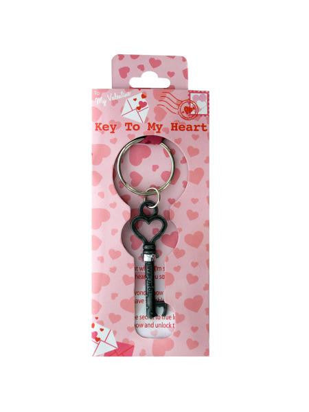 Key to My Heart Keychain (Available in a pack of 18)