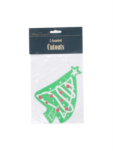 Christmas Tree Cut-Outs (Available in a pack of 24)