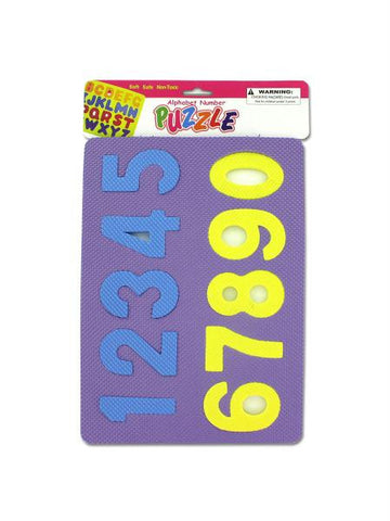 Alphabet &amp; Number Foam Puzzle (Available in a pack of 24)