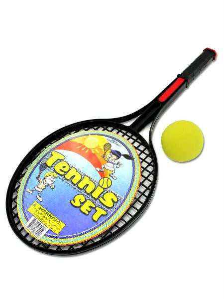 Tennis Racquet Set with Foam Ball (Available in a pack of 24)