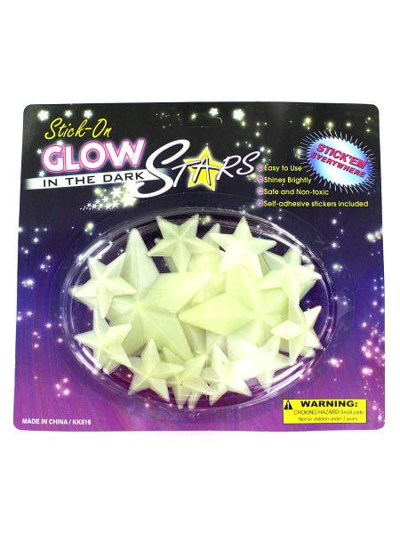 Stick-On Glow in the Dark Stars Set (Available in a pack of 36)