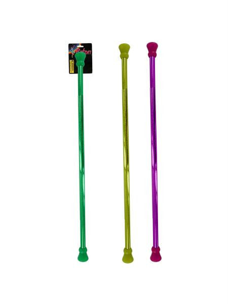 Plastic Glitter Baton (Available in a pack of 24)