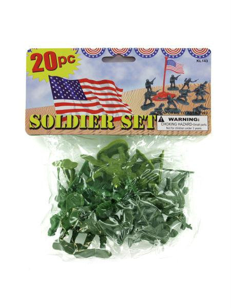 Plastic Soldiers Play Set (Available in a pack of 24)