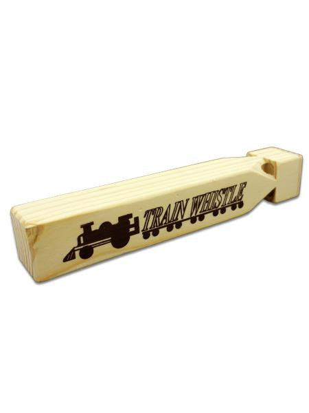 Wooden Train Whistle (Available in a pack of 24)