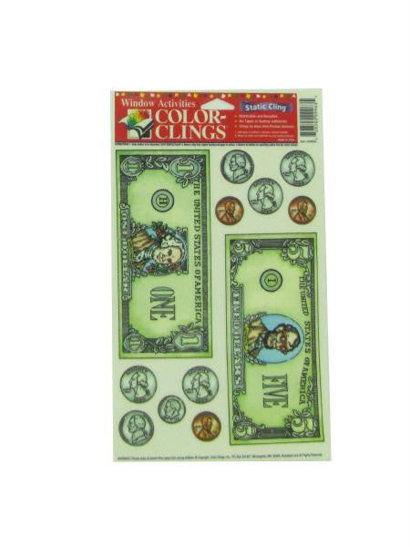 Money window clings (Available in a pack of 24)