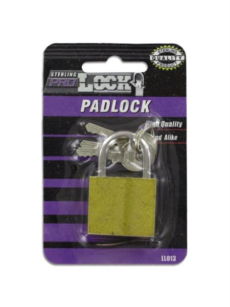 Iron Padlock with Keys (Available in a pack of 24)