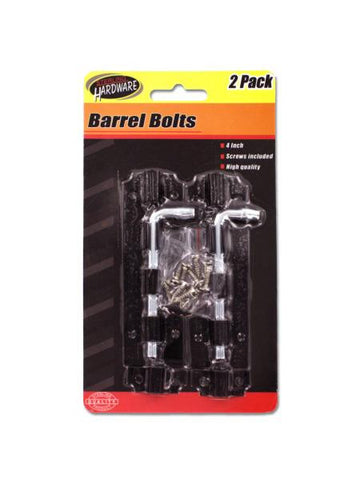 Barrel Bolts with Screws (Available in a pack of 24)