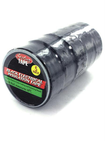 Black Electrical Tape Set (Available in a pack of 25)