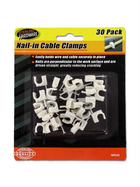 Nail-in Cable Clamps (Available in a pack of 24)