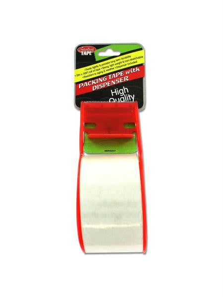 Packing Tape with Dispenser (Available in a pack of 24)