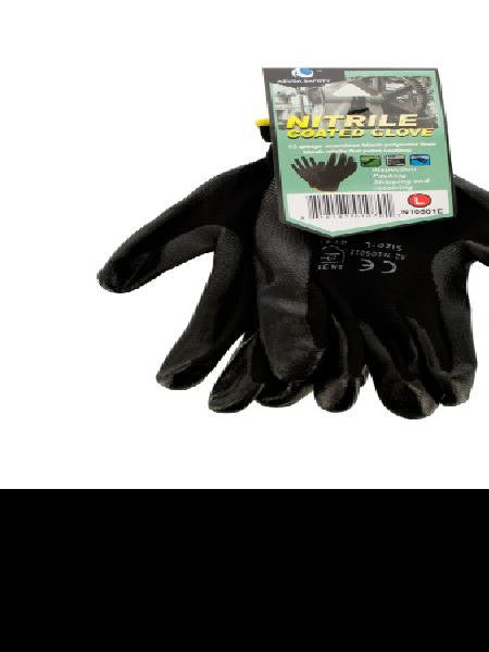 Nitrile Coated Gloves (Available in a pack of 12)