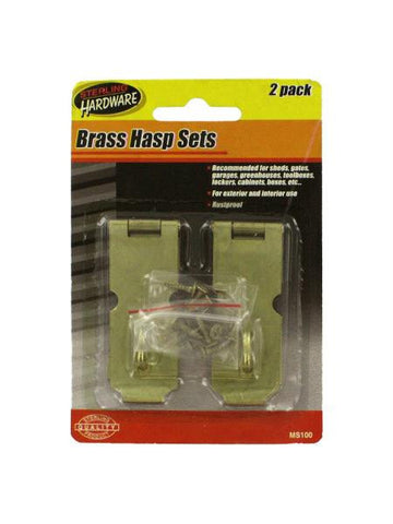 Brass Hasp Set (Available in a pack of 24)