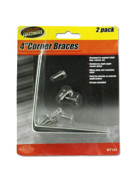 Corner Braces with Screws (Available in a pack of 24)