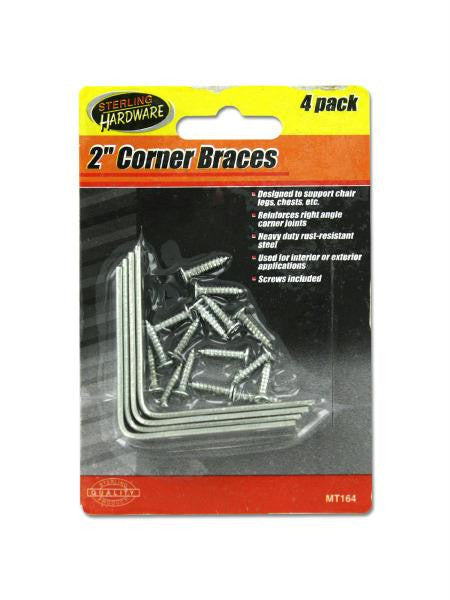 Corner Braces with Mounting Hardware (Available in a pack of 24)