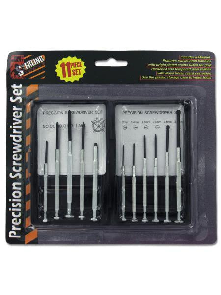 Precision Screwdriver Set in Case (Available in a pack of 24)