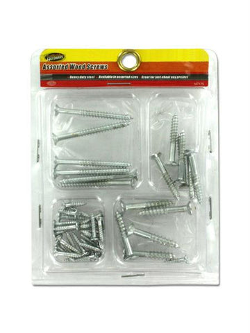 Assorted Wood Screws (Available in a pack of 24)