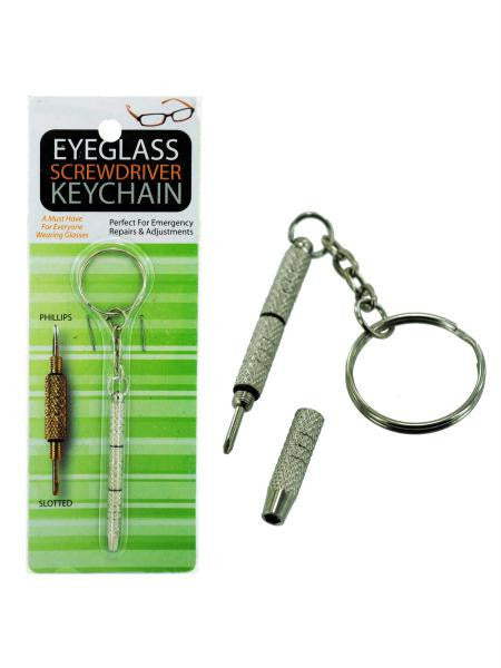 Eyeglass Screwdriver Key Chain (Available in a pack of 24)