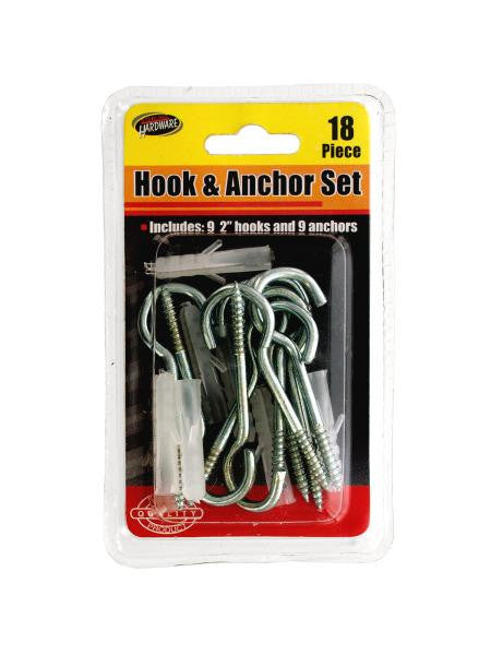 Metal Hook &amp; Anchor Set (Available in a pack of 24)