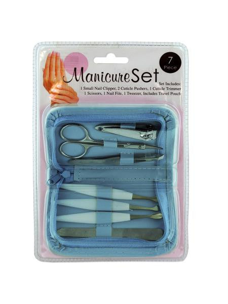 Manicure Set with Zipper Pouch (Available in a pack of 6)