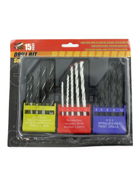 Assorted Drill Bit Set (Available in a pack of 8)