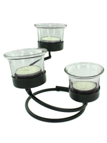 Spiral Decorative Candle Stand with Holders (Available in a pack of 4)