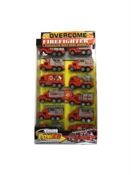 Friction Action Firetruck Set (Available in a pack of 3)