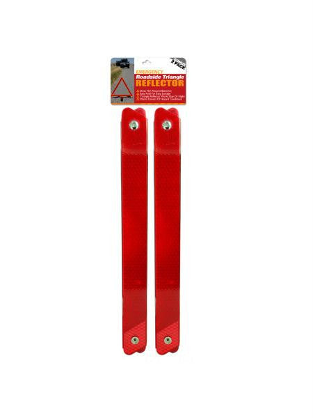 Emergency Roadside Reflective Triangle Set (Available in a pack of 4)