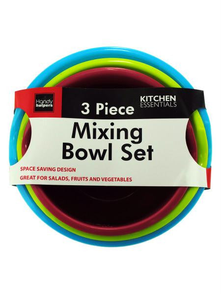 Plastic Mixing Bowl Set (Available in a pack of 4)