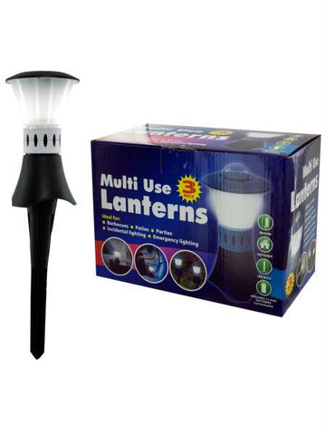 3-Piece LED Touch Lantern Garden Lights (Available in a pack of 1)