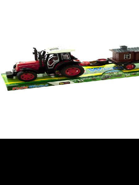 Friction Farm Tractor Truck and Trailer Set (Available in a pack of 4)