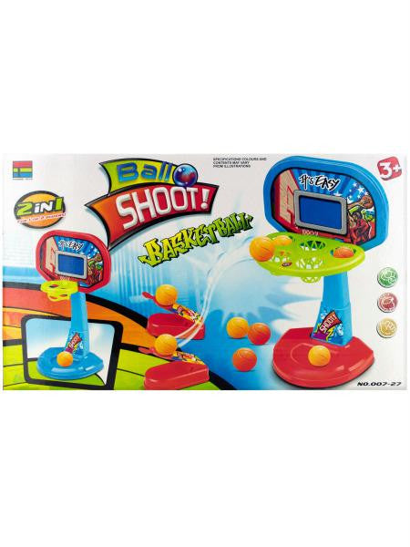 Two-in-One Tabletop Basketball Shooter Game (Available in a pack of 1)