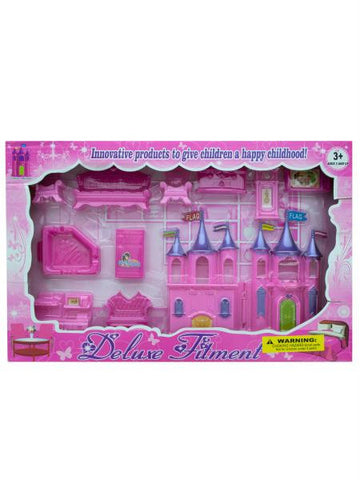 Beautiful Castle and Furniture Play Set (Available in a pack of 4)