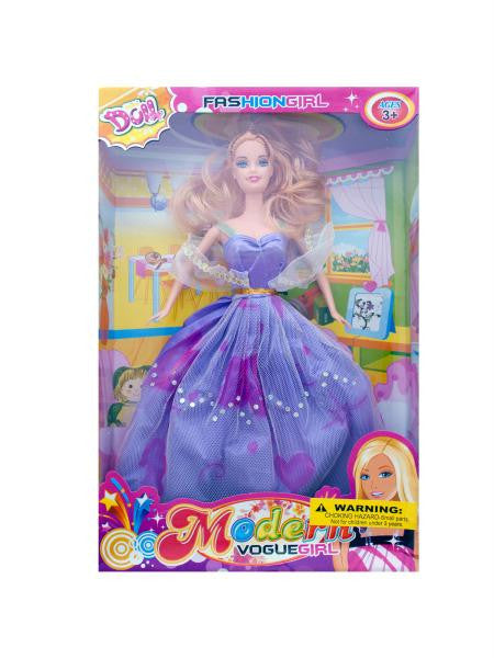 Fashion Doll with Sparkle Gown (Available in a pack of 4)