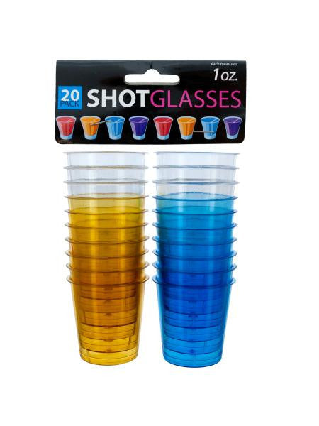 Plastic Shot Glasses (Available in a pack of 24)