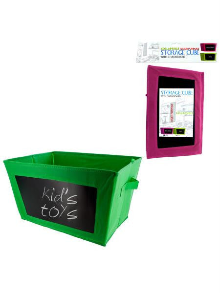 Multi-Purpose Storage Cube with Chalkboard (Available in a pack of 8)