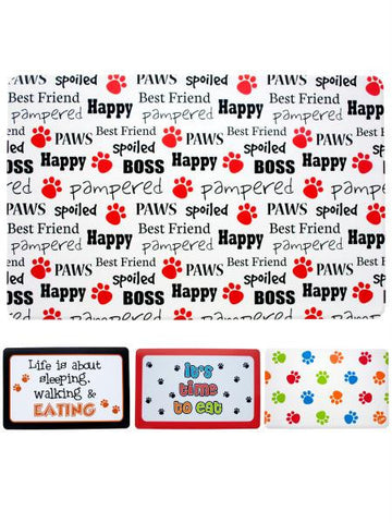 Pet Food Mat (Available in a pack of 24)