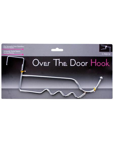 Over The Door Chrome Hook (Available in a pack of 12)