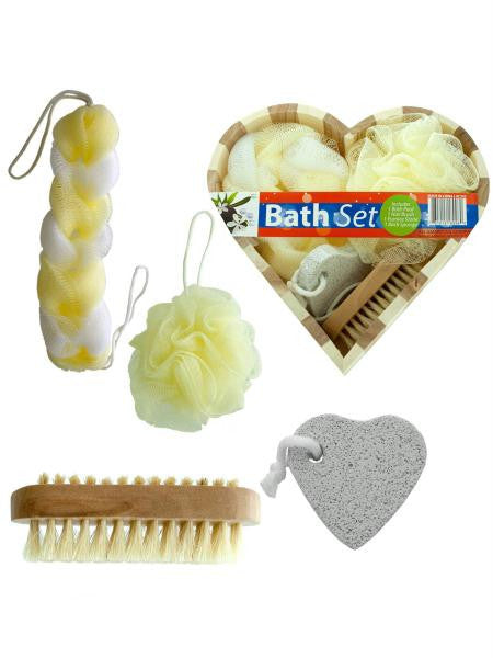 Heart Boxed Bath Gift Set (Available in a pack of 1)