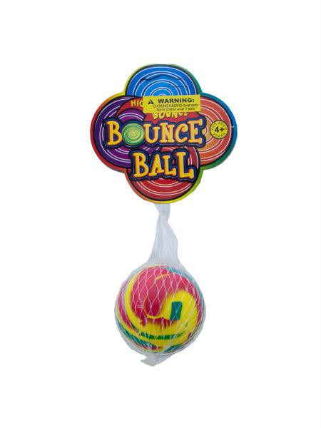 Swirly Super Bounce Ball (Available in a pack of 24)