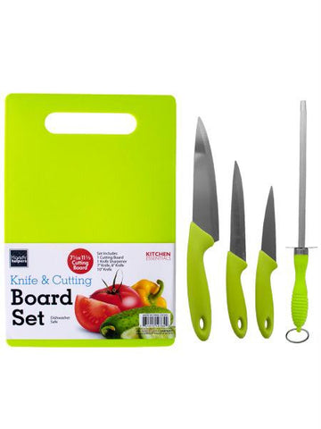 Knife &amp; Cutting Board Set (Available in a pack of 4)