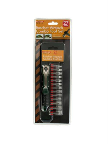 27-Piece Ratchet Wrench Combo Tool Set (Available in a pack of 1)