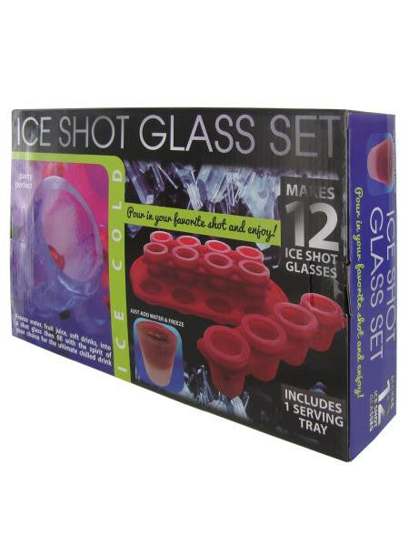 Ice Shot Glass Set With Bonus Tray (Available in a pack of 1)