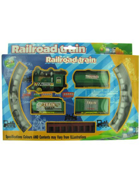 Railroad Train Set (Available in a pack of 4)