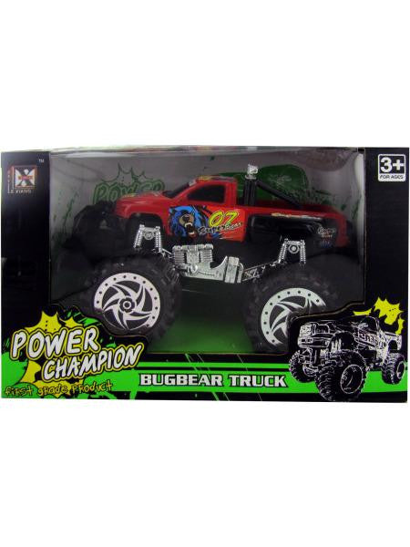 Friction Big Wheel Super Power Pickup Truck (Available in a pack of 3)