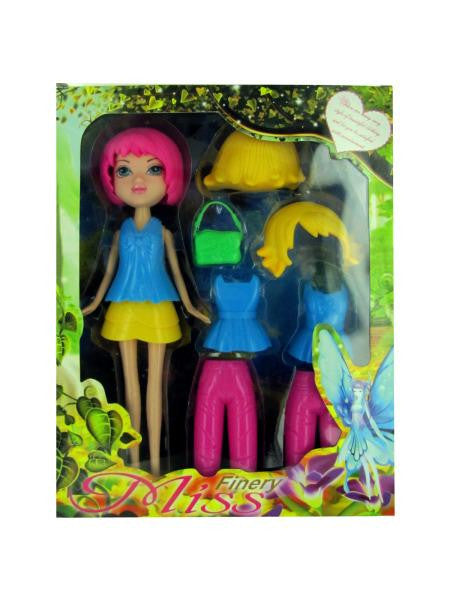 Fashion Changing Doll (Available in a pack of 4)