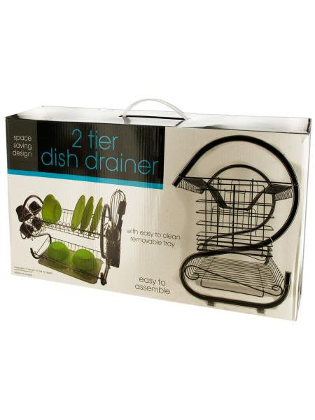 2 Tier Dish Draining Rack (Available in a pack of 1)