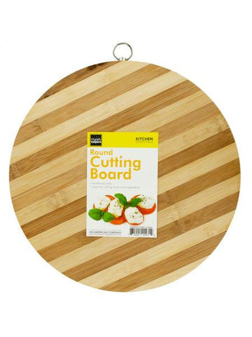 Round Bamboo Cutting Board (Available in a pack of 1)