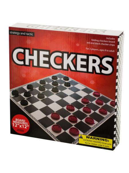 Folding Checkers Game (Available in a pack of 10)