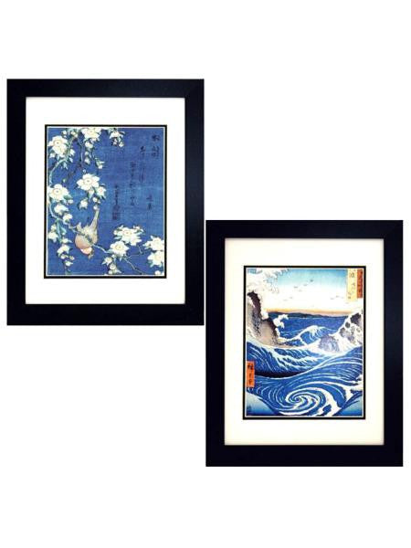 Whirlpool &amp; Tree Framed Art (Available in a pack of 8)